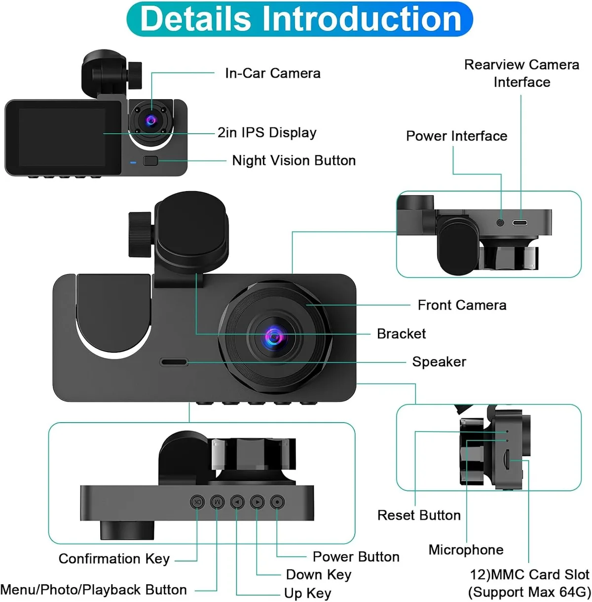 dash cam internal components