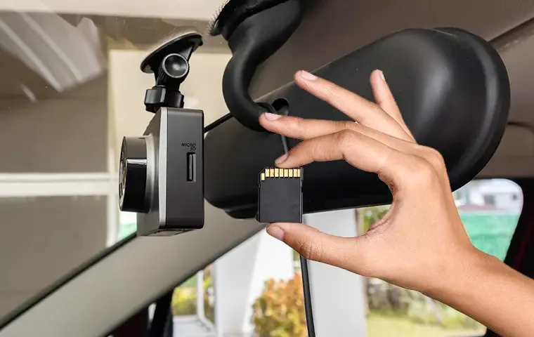 dash cam SD card removal and transfer