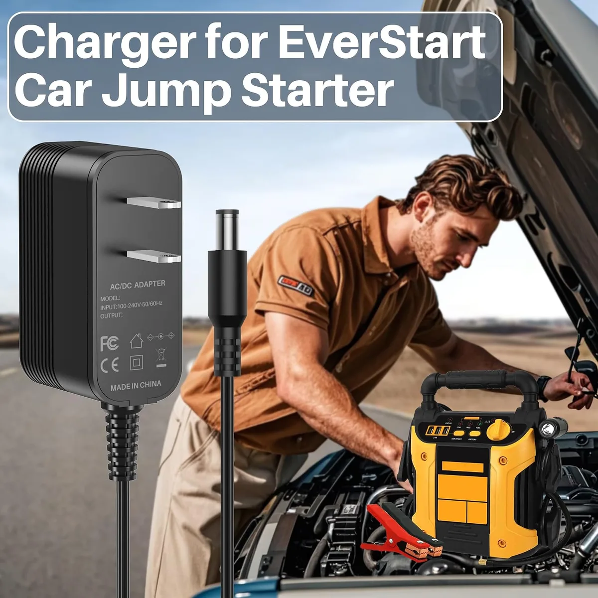 everstart jump starter how to use