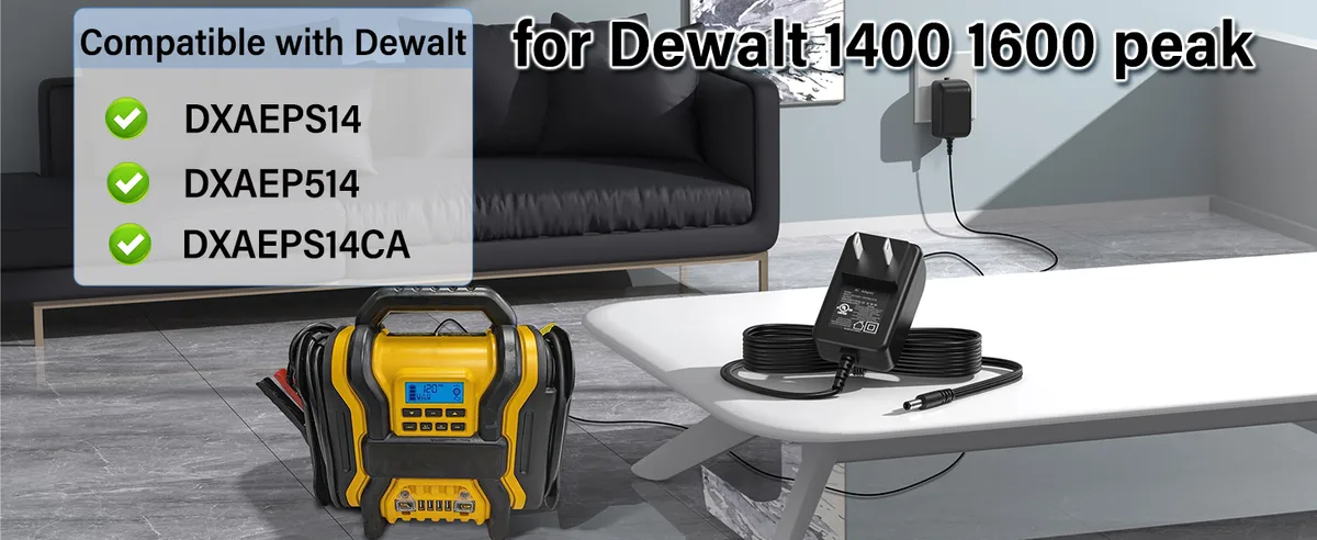 how to charge dewalt 1600 jump starter