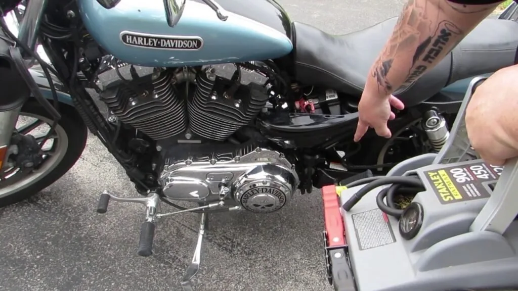 how to jump start a harley davidson