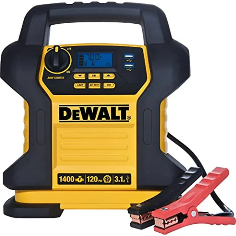 how to use a dewalt jump starter