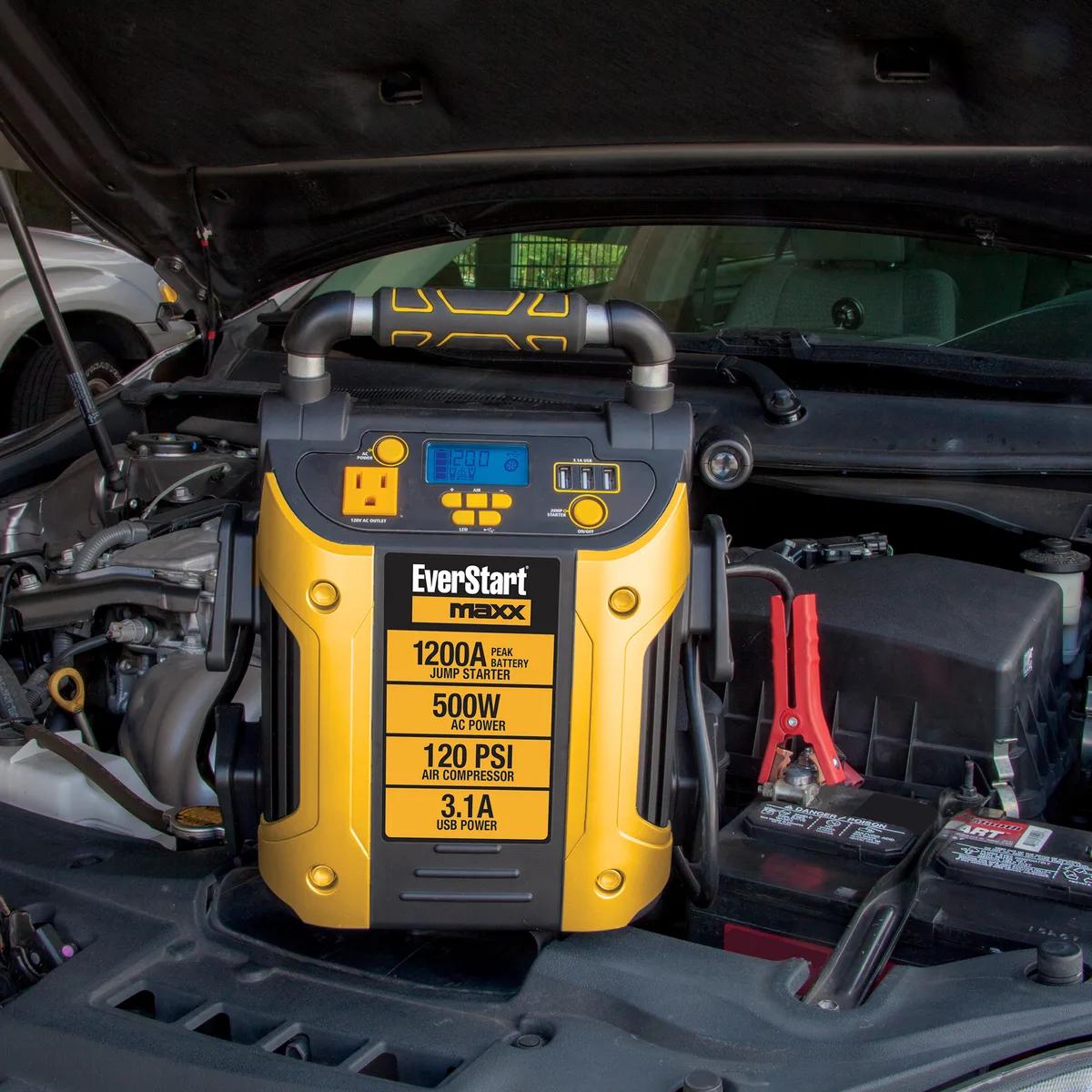 how to use a everstart maxx jump starter