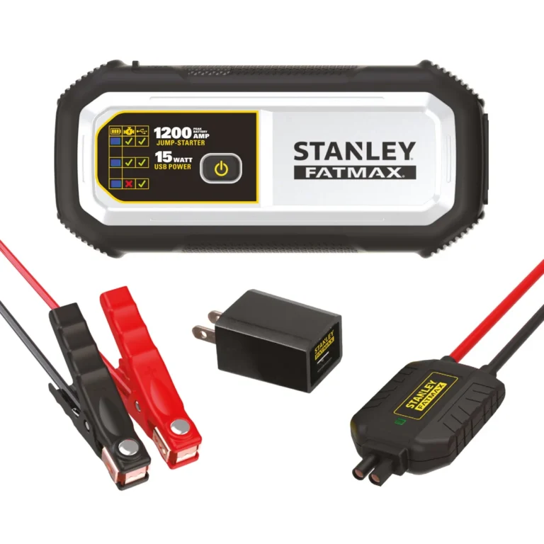 how to use a stanley jump starter