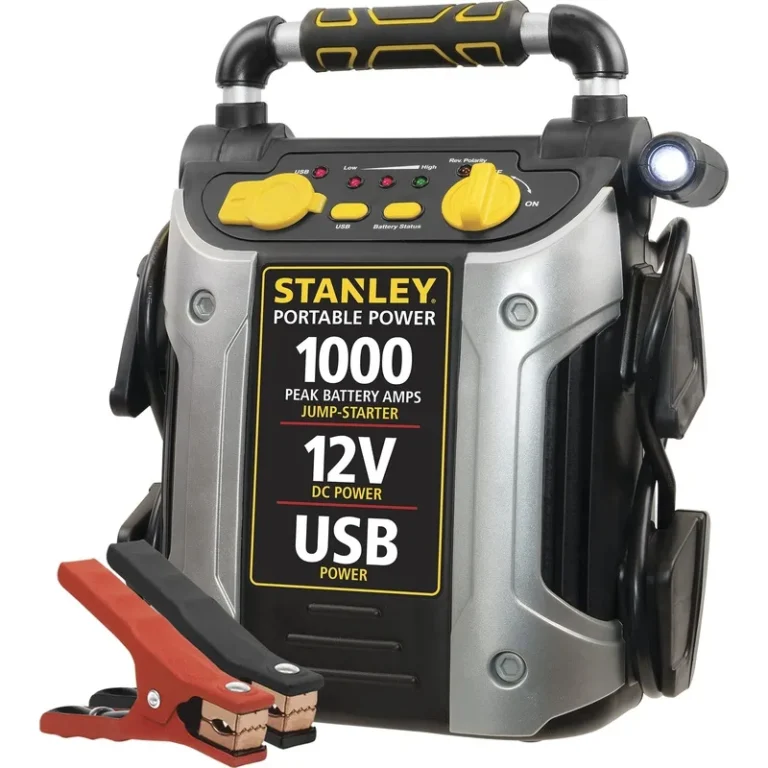 how to use stanley jump starter