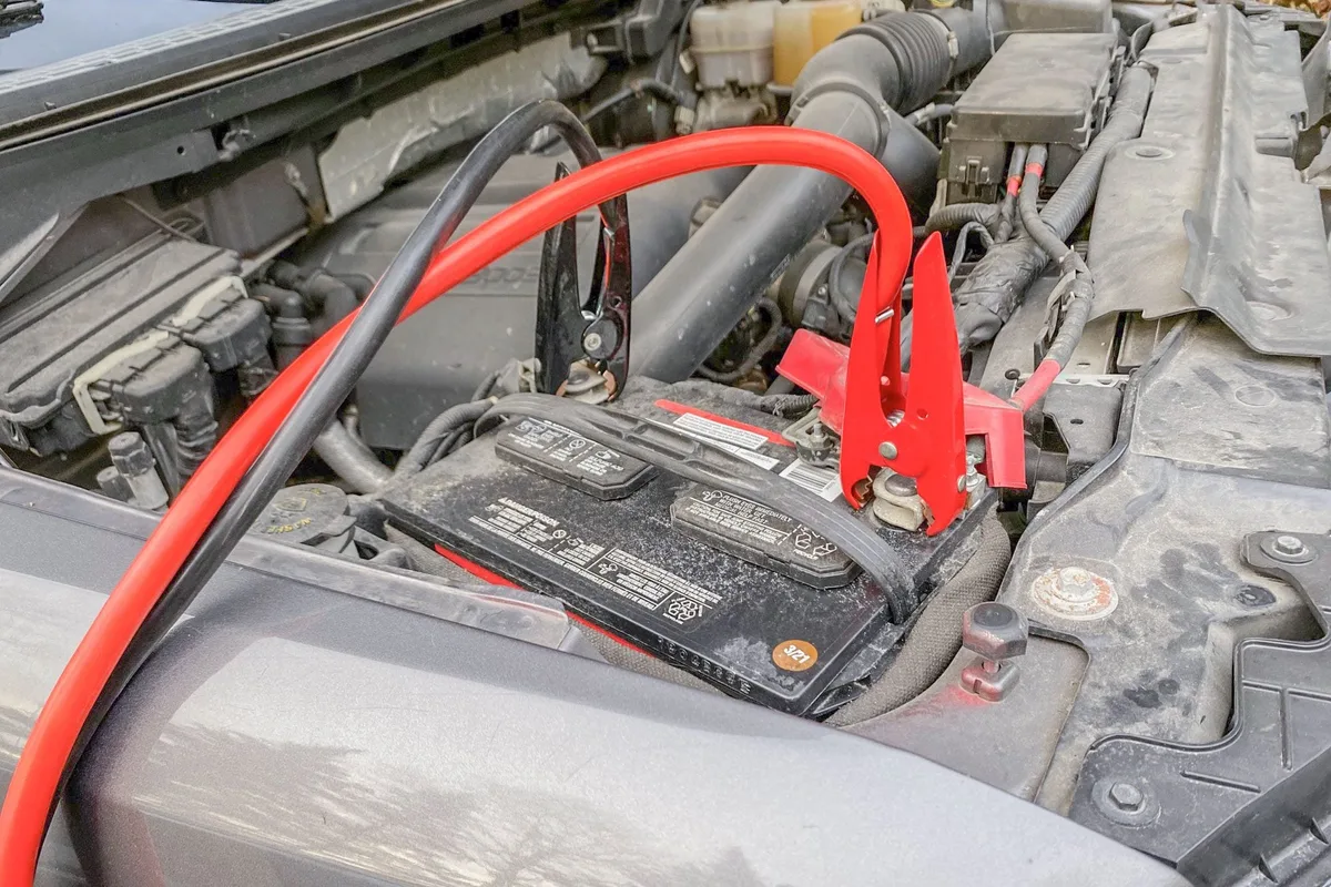 Jump starting a Mercedes Sprinter step by step