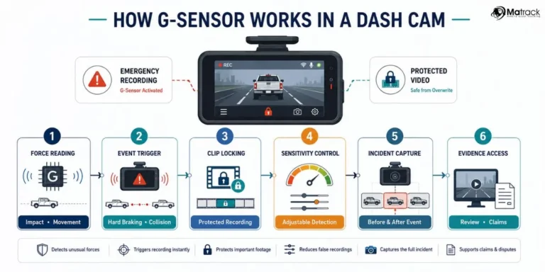 what is g sensor on a dash cam