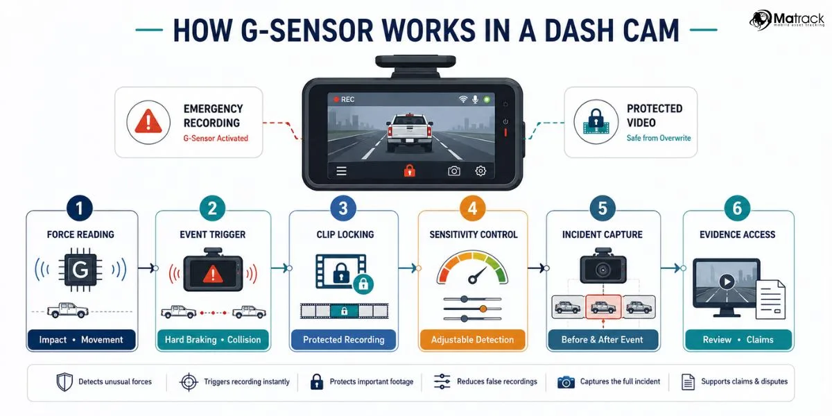 what is g sensor on a dash cam