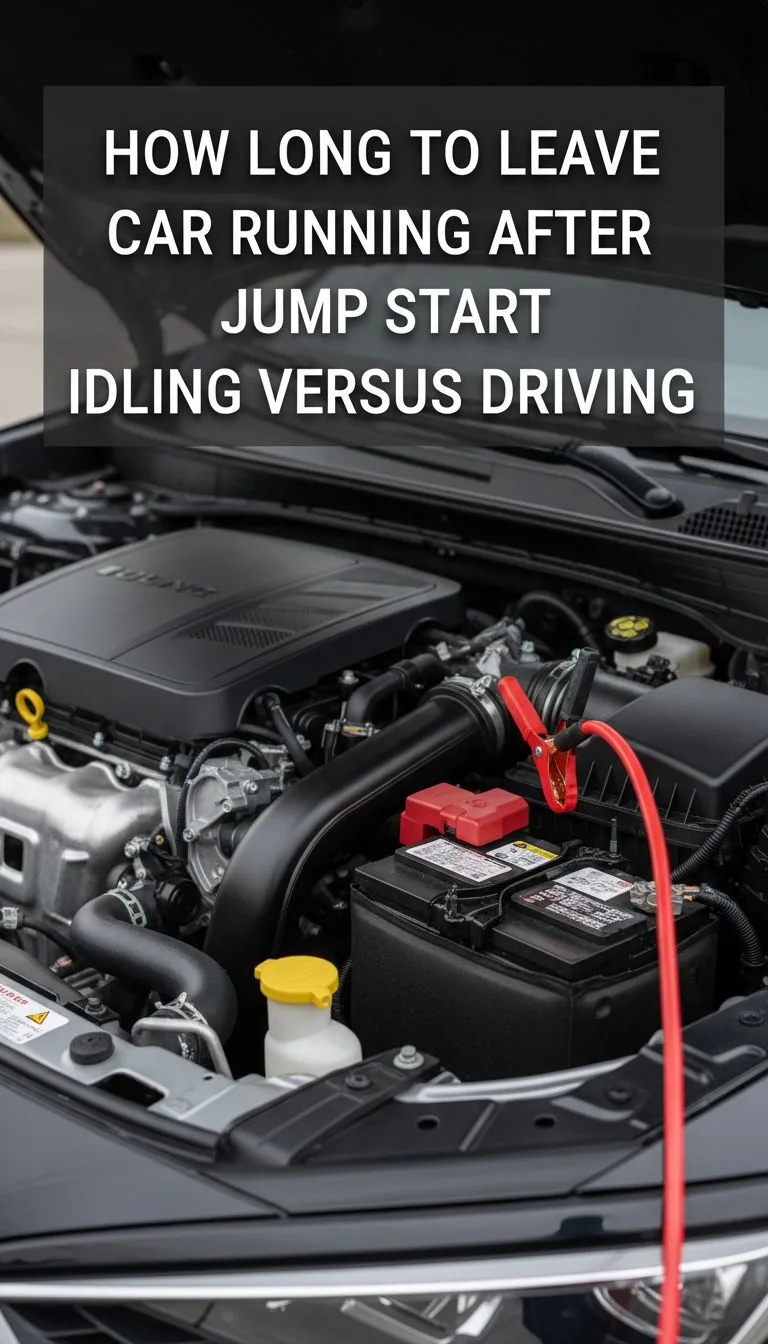 what to do after you jump start your car